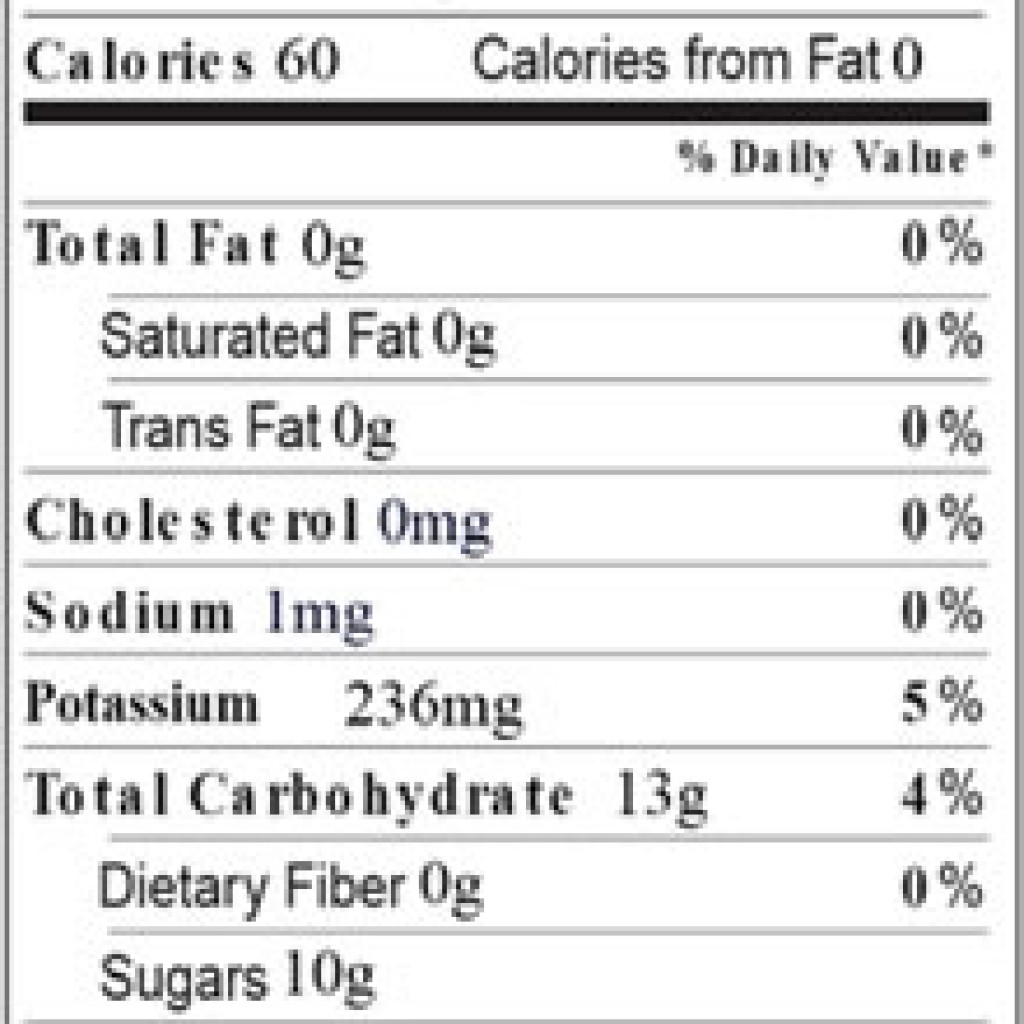 Citrus Systems Inc 100 Orange Juice Nutritional Facts Citrus